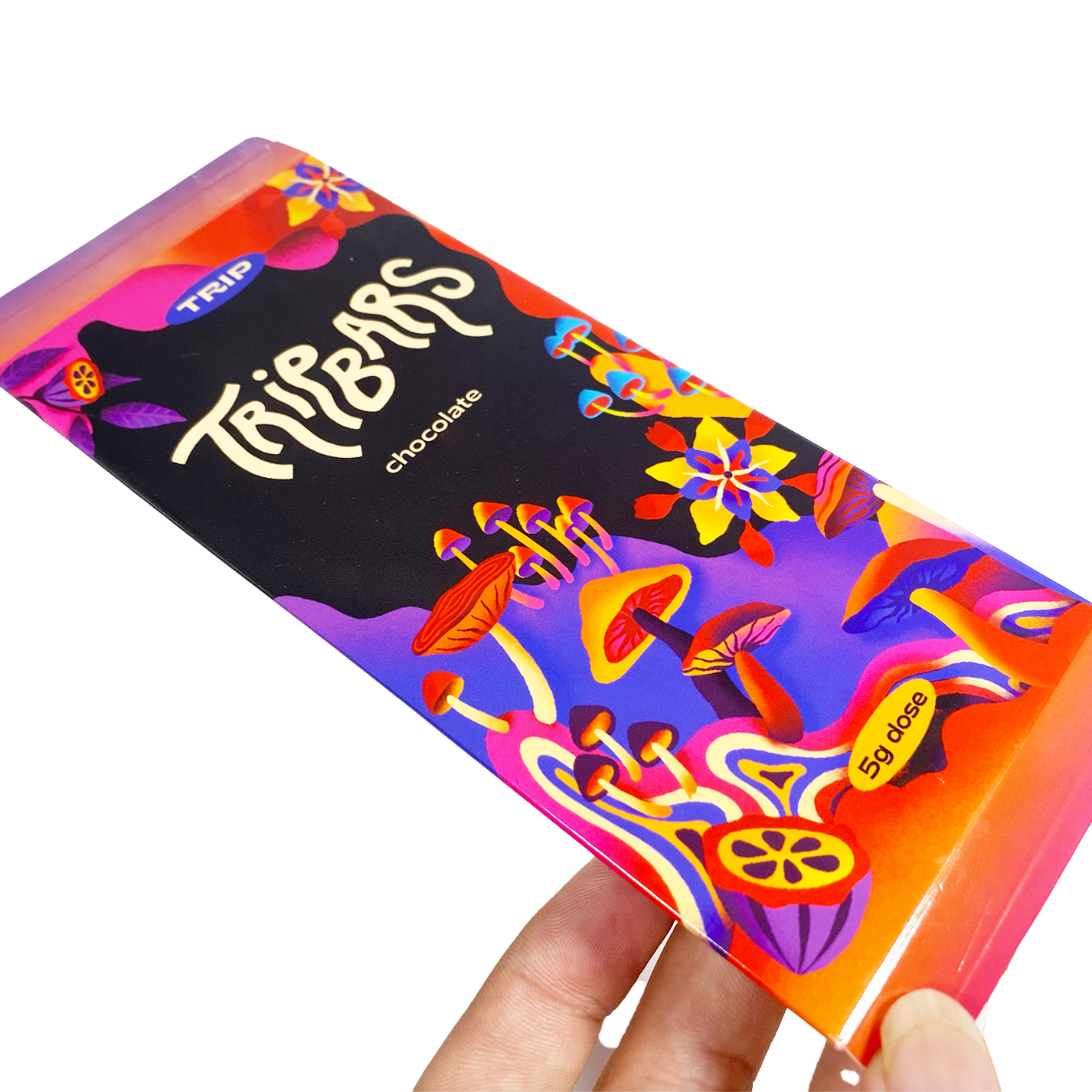 Magic Mushroom Chocolate Bar Box Packaging Custom Mushroom Chocolate Box